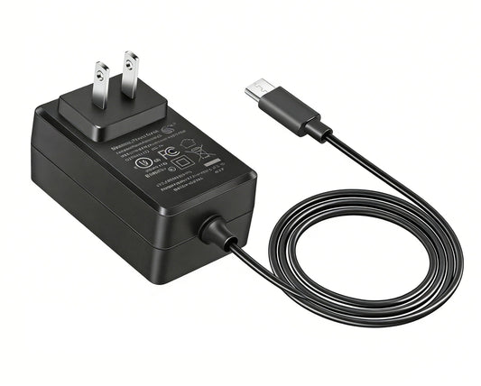 12V 3A USB-C Power Supply | Universal Charger for MeLE Mini PC, AVAPOW Jump Starter & Compatible with 12V 2A/12V 1A Devices | UL Standard Wall Mount