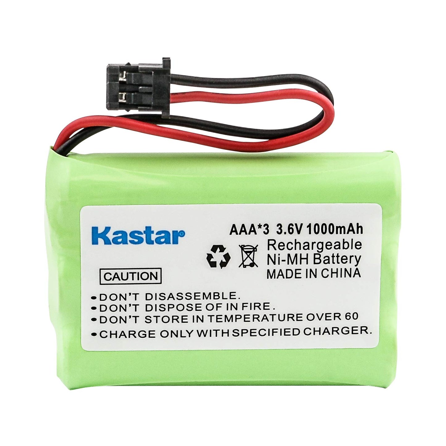 Kastar 4 Pack Cordless Phone BatteryReplacement for Uniden BT909 BT1001 BT1004 DECT 1500 DECT 1588-5 TRU-12803 TRU-226 TRU-9260 TRU-9360 Dantona