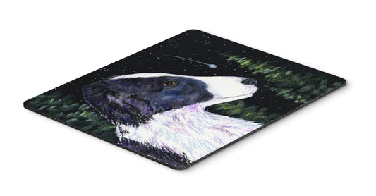 Caroline's Treasures SS8490MP Starry Night Border Collie Mouse Pad, Hot Pad or Trivet for Home Office Gaming Working Computers Laptop Mouse