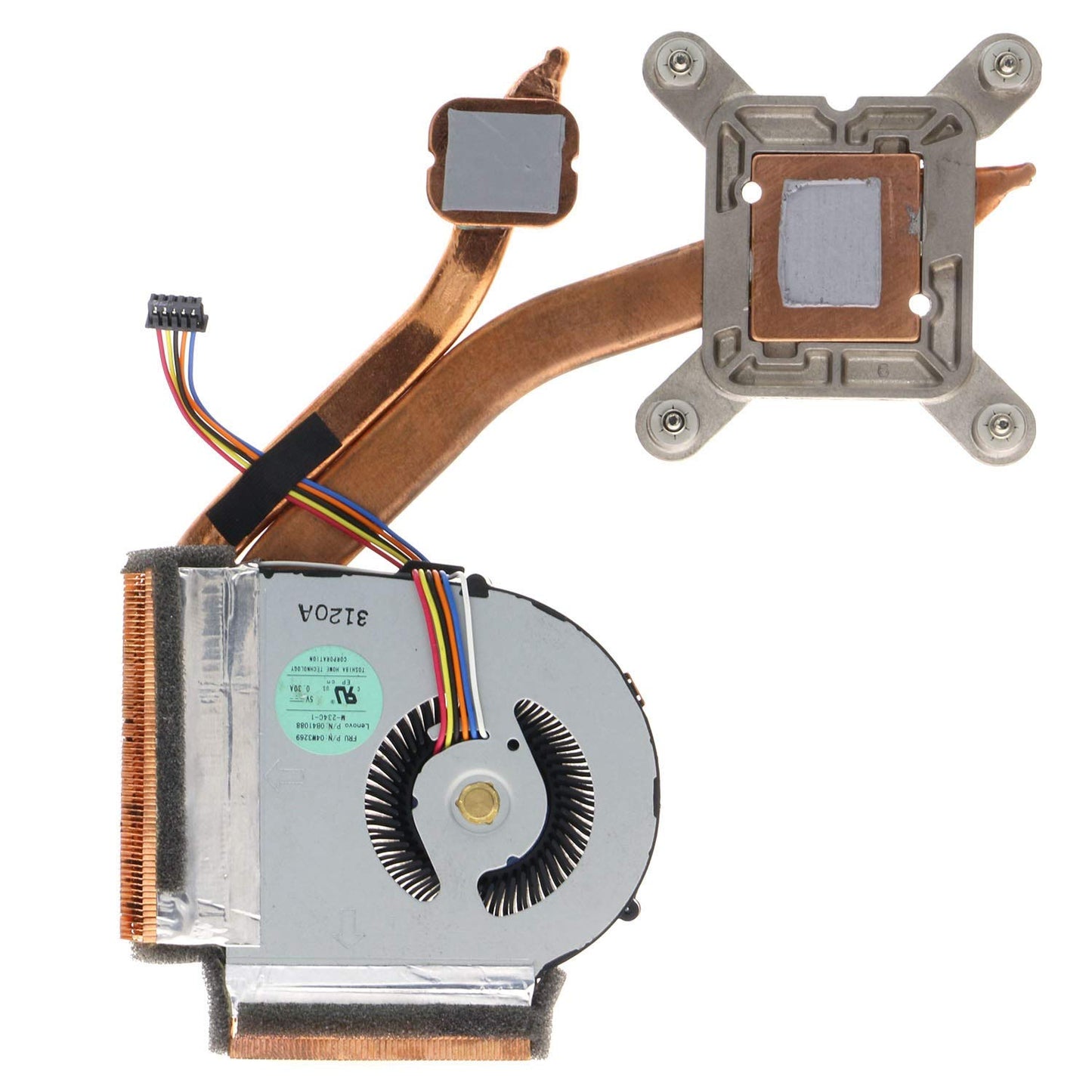 Eieshupug CPU Cooling Fan Heatsink for Lenovo IBM ThinkPad T430 T430i (7mm, 2.5W, 4000rpm, 5V, 41dB, 5-pin, Forced Air Cooling, Laptop)
