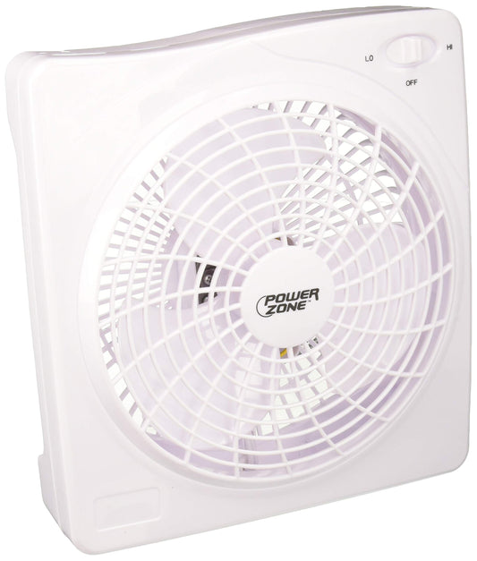 HOMEBASIX F-1022 Box Fan, 10-Inch