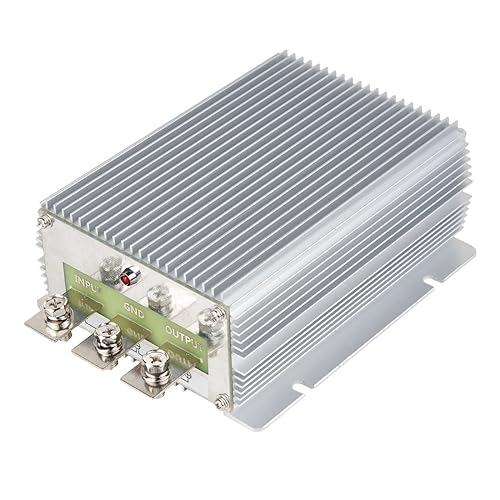 uxcell Voltage Converter Regulator DC/DC DC 12V Step-up to DC 24V 30A 720W Truck Power Boost Transformer