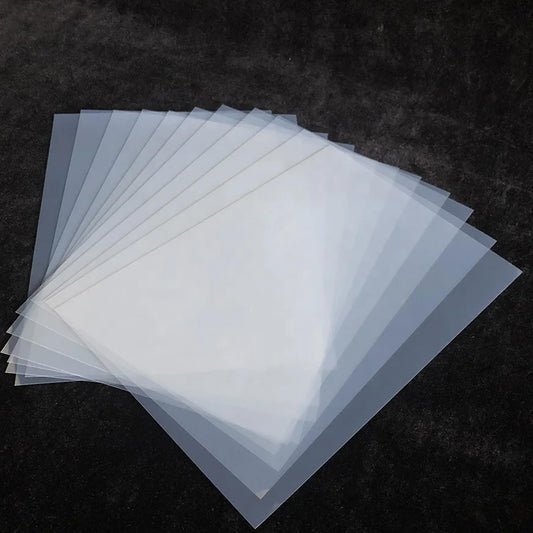 11"x17" Screen Printing Film 50 Sheets Waterproof Inkjet Transparent Film for Water-based Pigment and Dye Ink Jet Printers