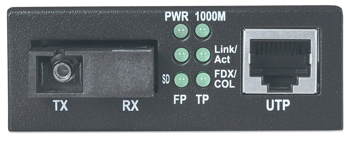 Intellinet Gigabit WDM Media Converter, SC to RJ45, 1550/1310 nm