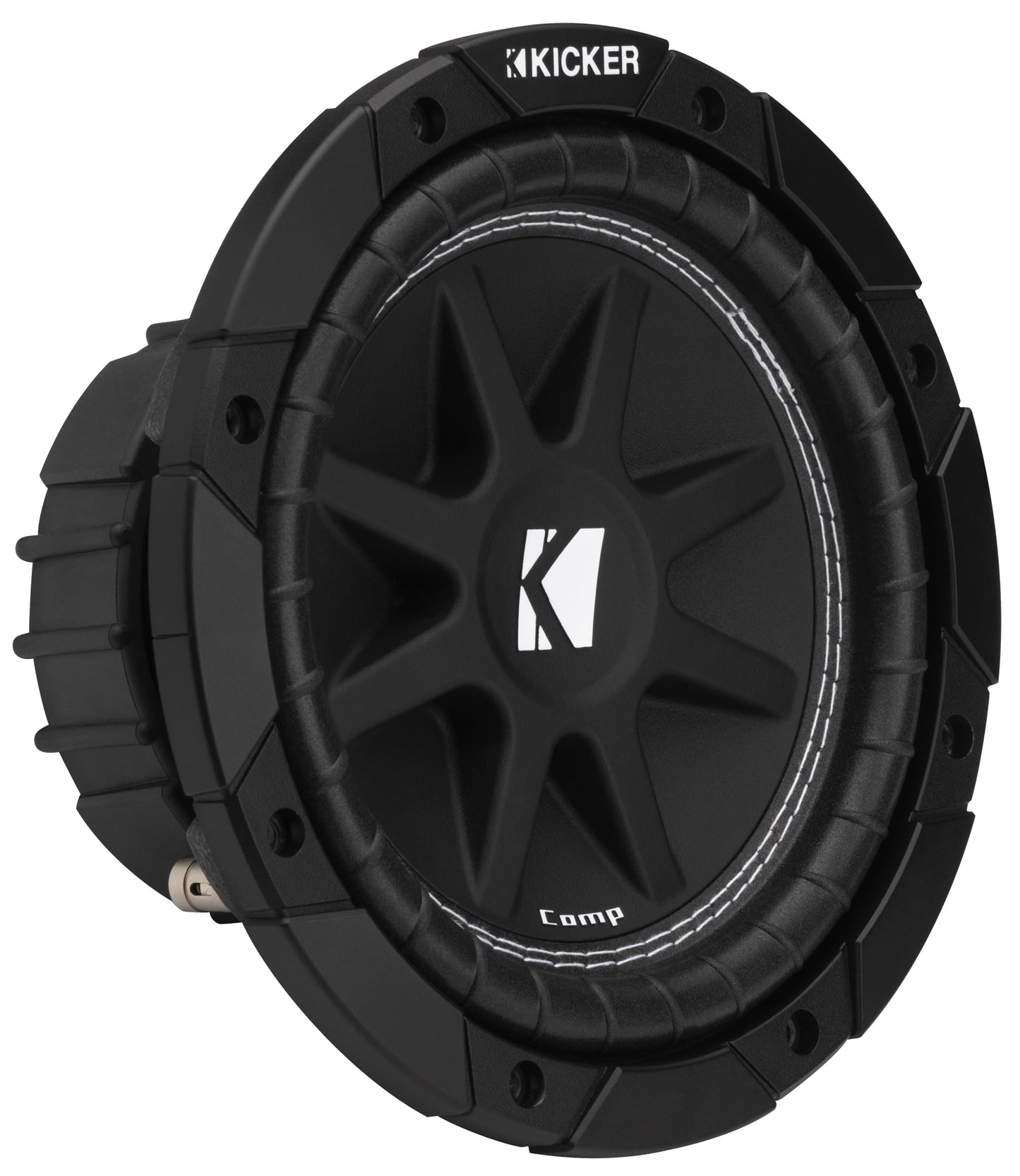 Kicker 43C84 Comp 8" Subwoofer, Single Voice Coil, 4-Ohm (Renewed)