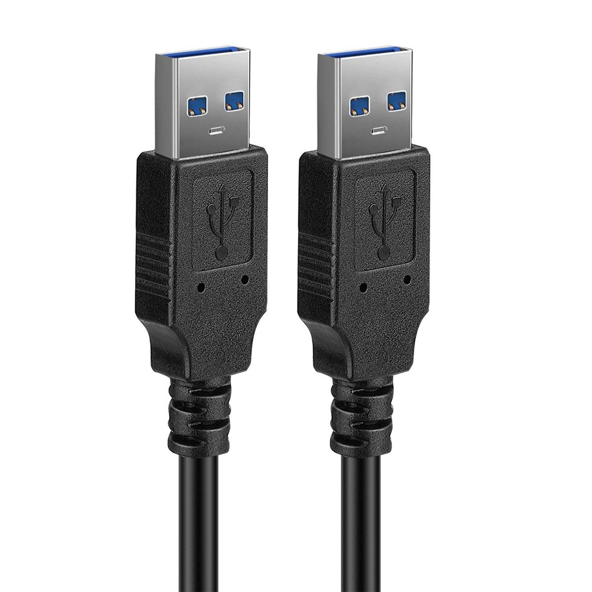 Kework 3.3 Feet Dual USB 3.0 Ports Flush Mount Cable, 2 Ports USB 3.0 Male to Female Panel Dash Mount Extension Cable for Car Boat Motorcycle