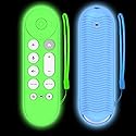 [2 Pcs] Silicone Remote Case for Google TV Streamer 4K Voice Remote 2024,Shockproof Remote Cover for Google TV Streamer 4K Voice Remote, Remote