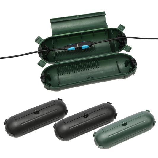 4-Pack Outdoor Extension Cord Safety Covers with Waterproof Seal, Rain and Snowproof Electrical Junction Box for Outdoor Plugs, Sockets, Electrical
