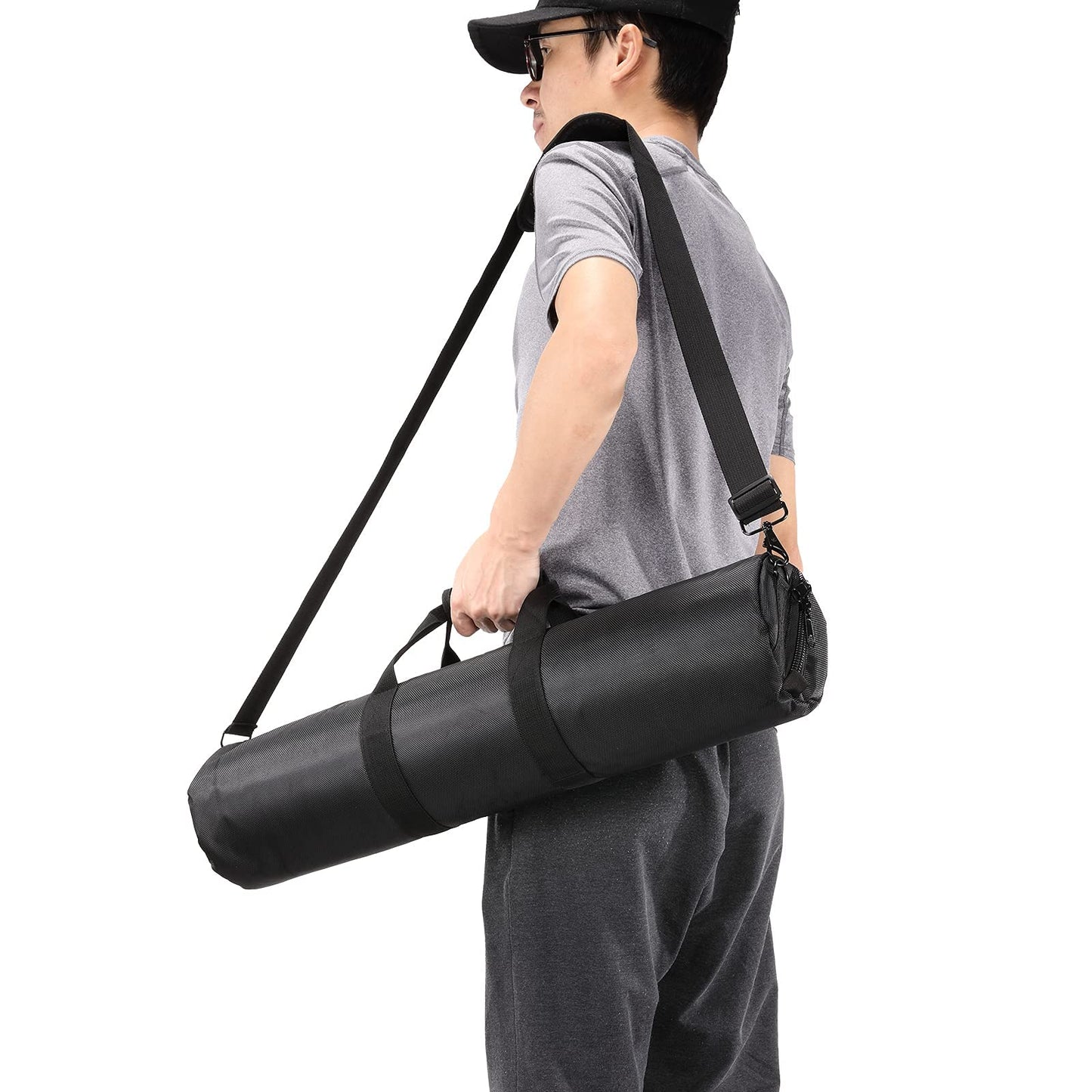 SUPON 33in/85cm Tripod Carrying Case, Heavy Duty Nylon Bag with Shoulder Strap, Padded for Light Stand, Tripods, Monopods, Umbrellas, Softboxes, Boom