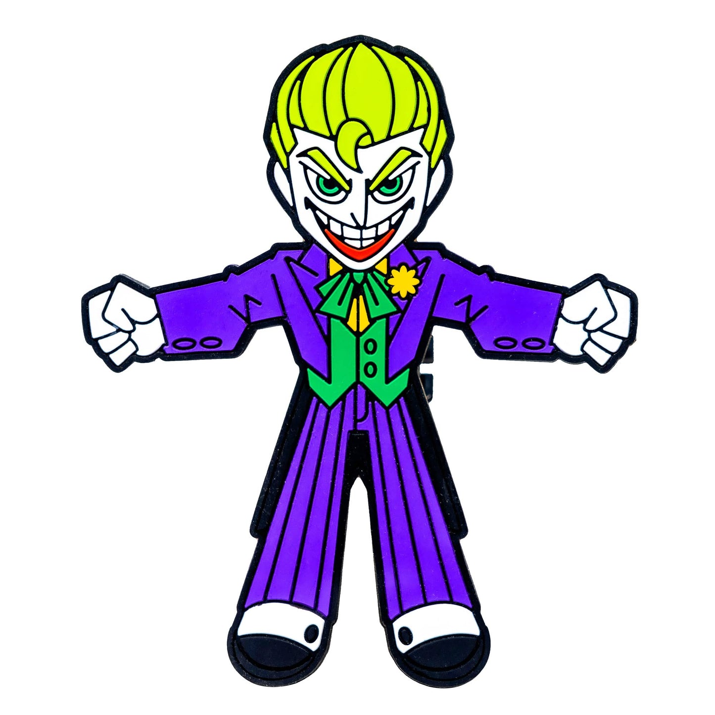 Hug Buddy The Joker Cellphone Holder, Multicolor, 360-Degree Swivel, Steel and Silicone