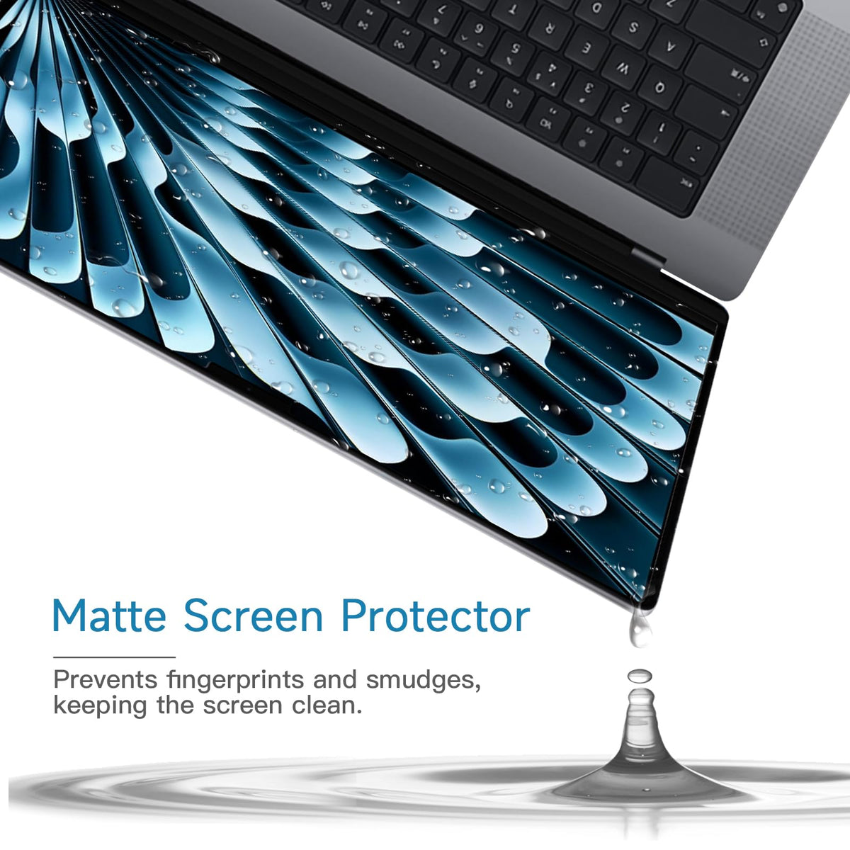2 Pack Anti Glare Screen Protector Compatible with MacBook Air 13.6/13'' (2022-2026, M2/M3/M4/M5) | Matte Anti Glare Film | Anti Scratch Protector |