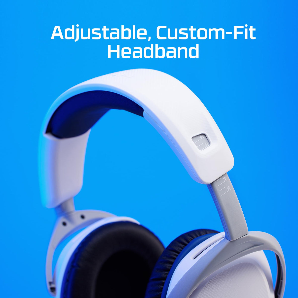 HyperX Cloud Stinger 2 - Gaming Headset for PlayStation, Signature Comfort, Adjustable Headband, Wired, White