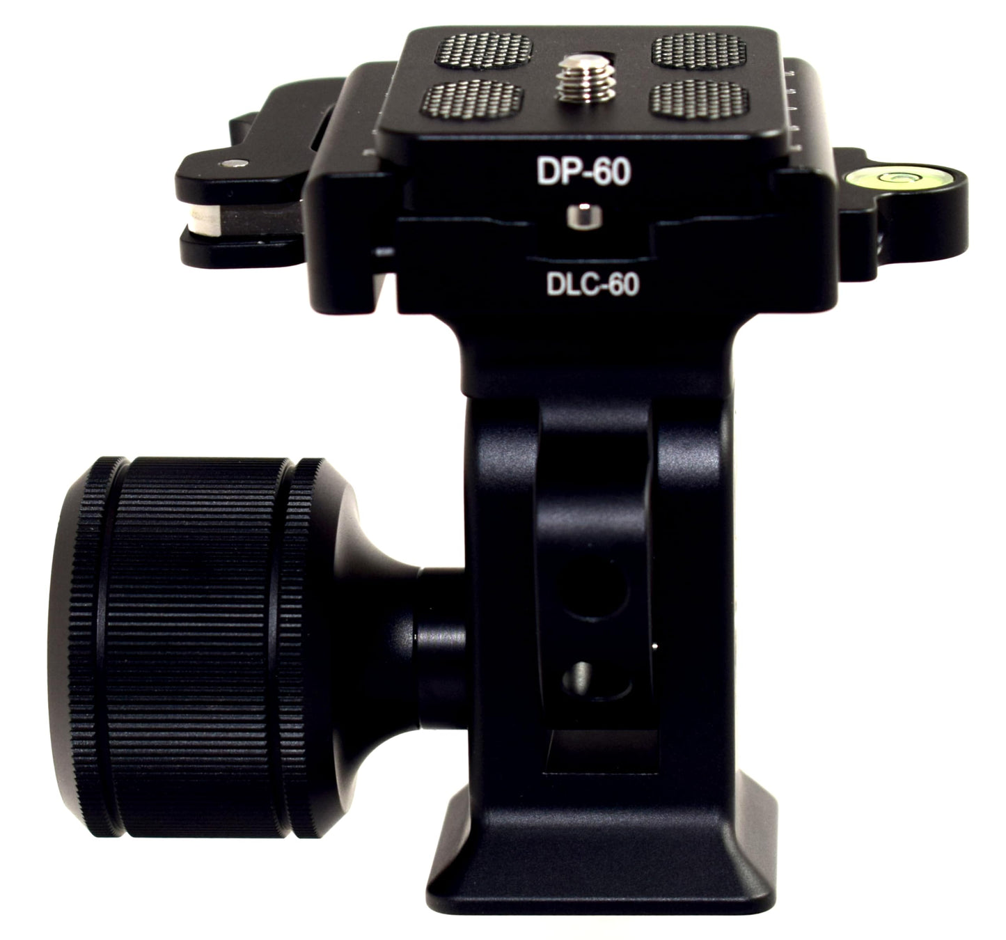 Desmond DMH-2-DLC-60 60mm Lever Lock Clamp Tripod Tilt Head Arca Compatible Oversized Knob