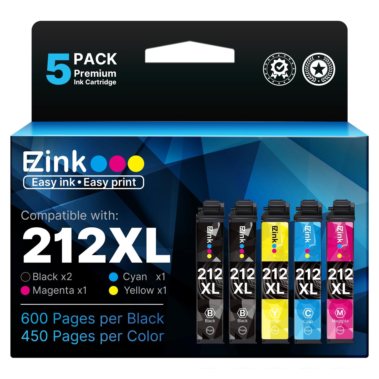 E-Z Ink Remanufactured Ink Cartridges Black