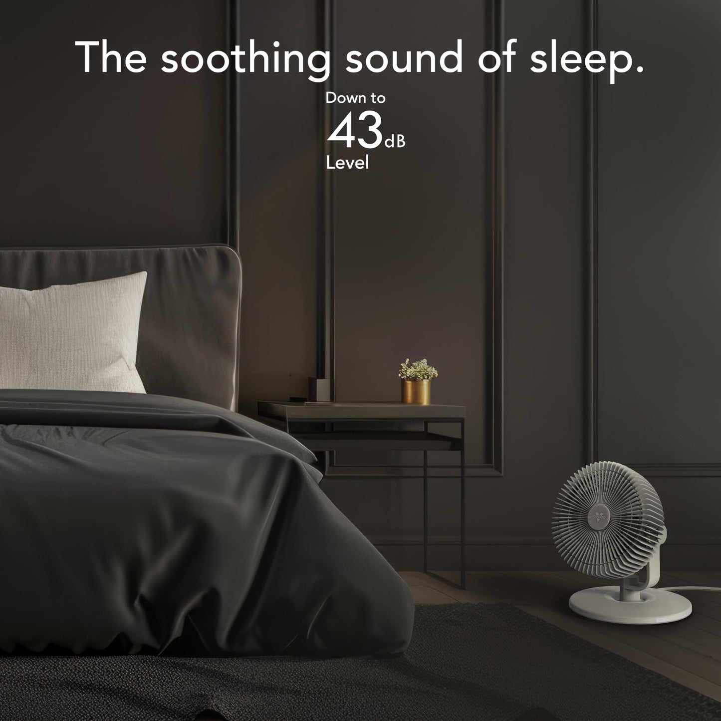 Vornado REFRESH 8 Table Fan with Aromatherapy Scent Pads, Swiveling Base, Easy to Clean, 3 Speed Settings, 45-Degree Tilt, Optimized Fan Sound
