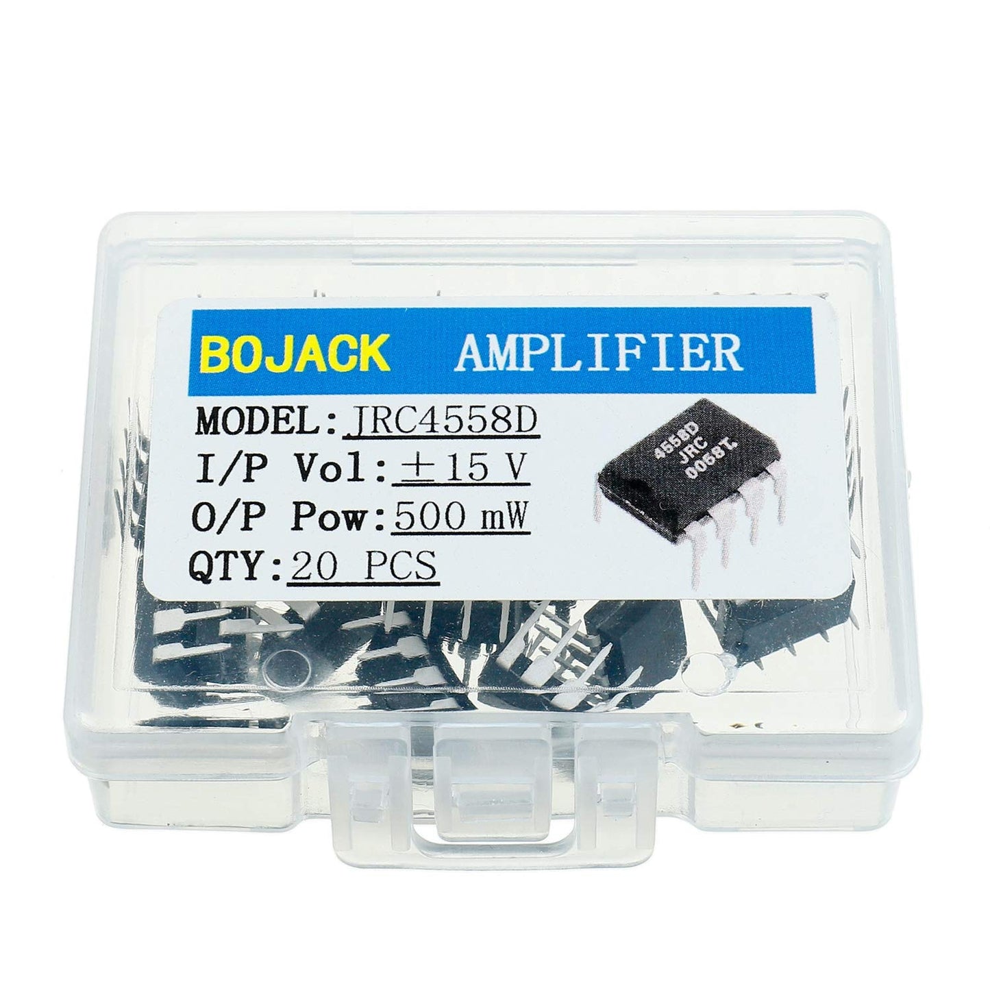 BOJACK JRC4558 is a Dual Operational Amplifier with Internal Compensation Circuit?Pack of 20?