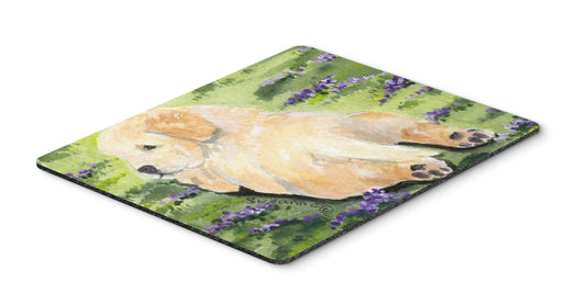 Caroline's Treasures SS8833MP "Golden Retriever Mouse Pad, Hot Pad or Trivet" for Home Office Gaming Working Computers Laptop Mouse Mat,Washable Large