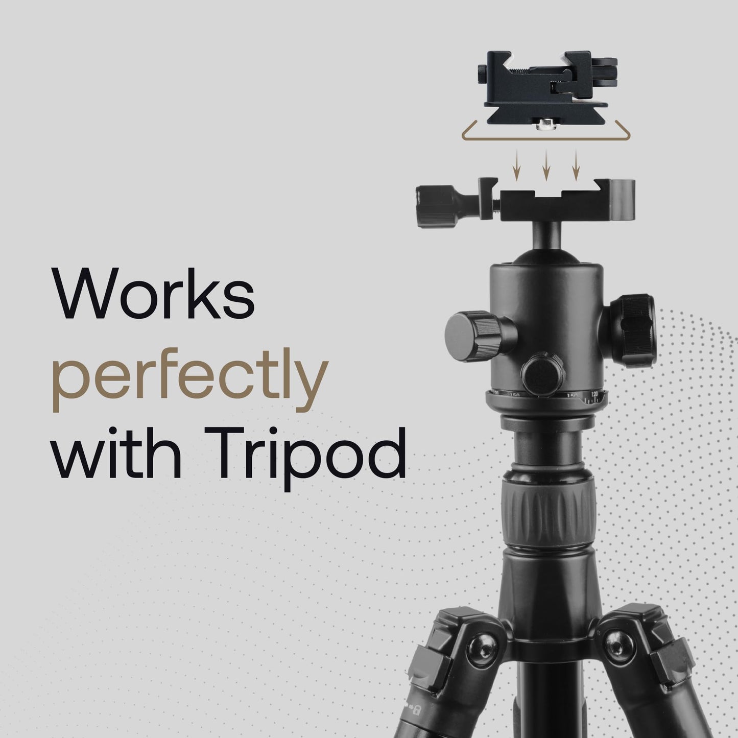 MIGHTY TACTICAL Picatinny Rail Adapter for Arca-Swiss Plate Mount - Tripod Head Arca Clamp Adapter Aluminum - V2 Updated