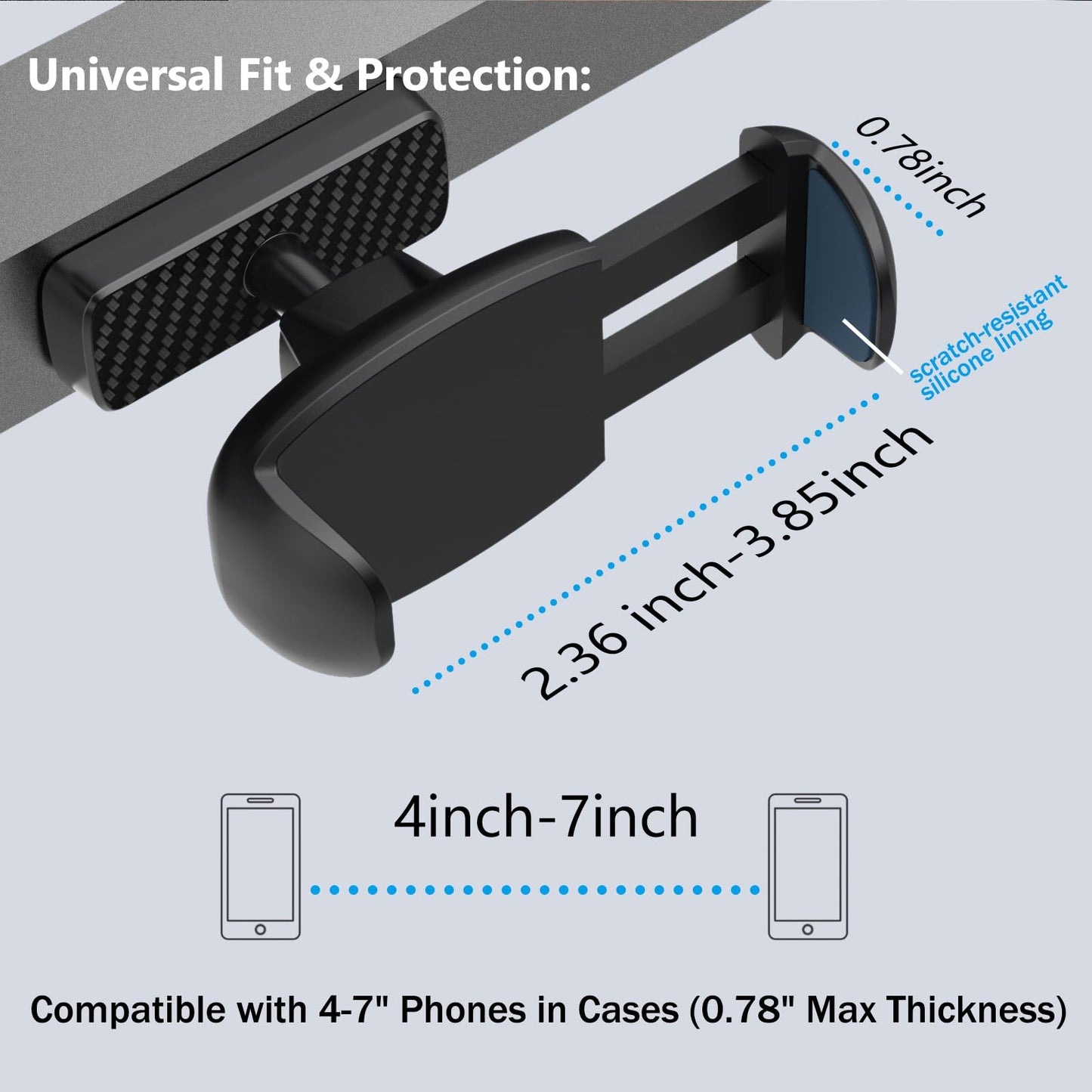 TONDA Gym Magnetic Phone Holder?Strong Magnets? 360 Adjustable Magnetic Phone Mount, Phone Tripod Holder Gym Accessories for Women Men Workout