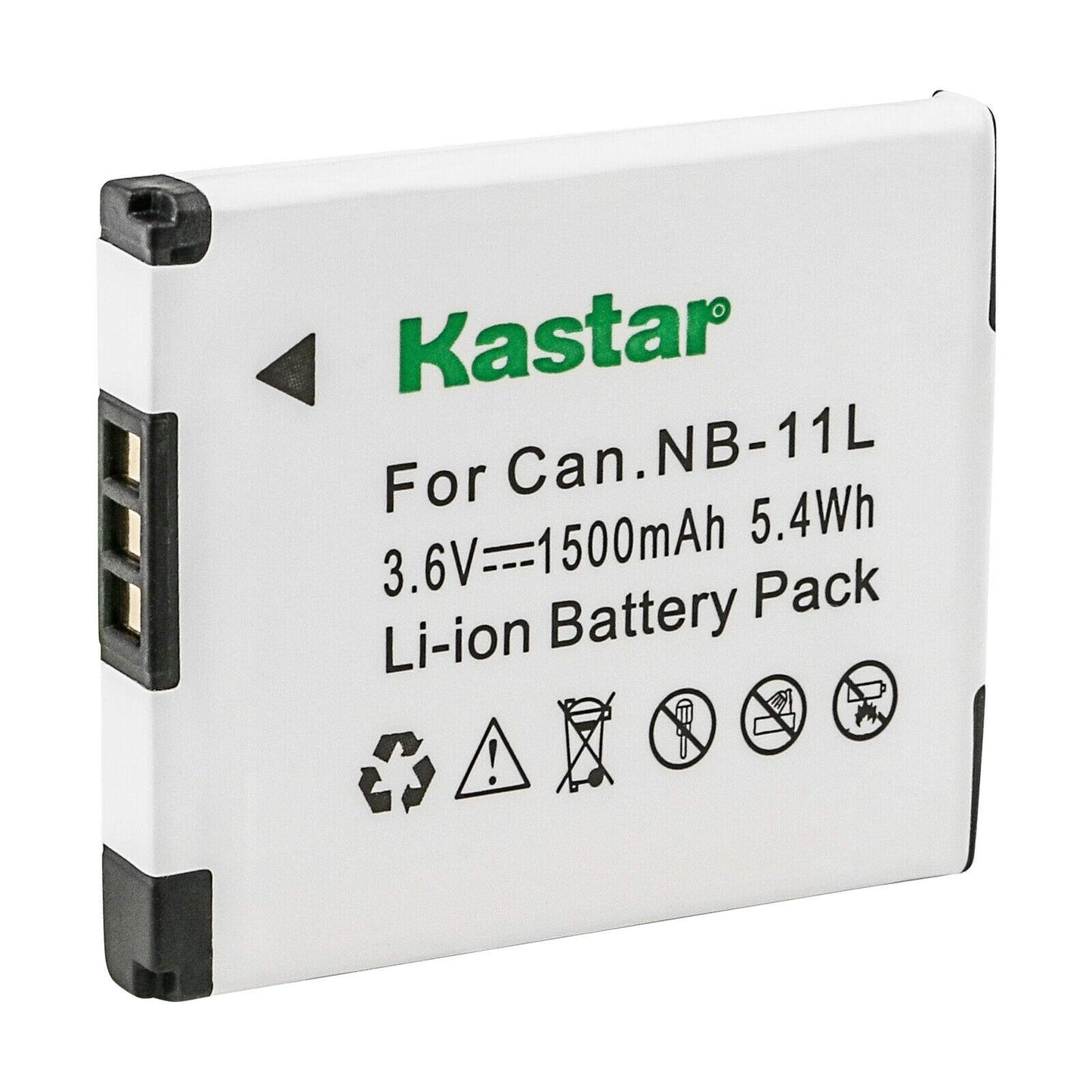Kastar 1-Pack Battery and AC Wall Charger Compatible with Canon ELPH 170 IS, ELPH 180, ELPH 190 IS, ELPH 320 HS, ELPH 340 HS, ELPH 350 HS, ELPH 360