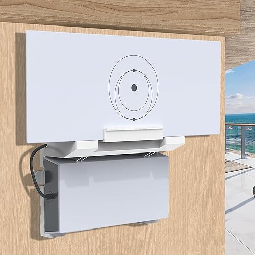 DSXsm Starlink Gen 3 Mount Accessories,Starlink V3 Router Wall Mount with Starlink Power Supply Mounting Kit,Starlink Wall Holder for Gen 3 High