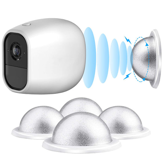 Skylety Security Wall Mount, Metal Magnetic Mount Compatible with Magnetic Arlo, Arlo Pro, Arlo Pro 2, White, Arlo Accessories (4 Pack)