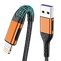 Durcord iPhone Charger, [MFi Certified] 3Pack 6FT Lightning Cable for USB A Charger Cable, Fast iPhone Charging Cord Compatible with iPhone Xs…