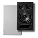 Polk Audio Polk 65-RT In-Wall Speaker - The Vanishing Series with Premium Sound | Power Port & Paintable Wafer-Thin Sheer Grille | Dual Band-Pass Bass
