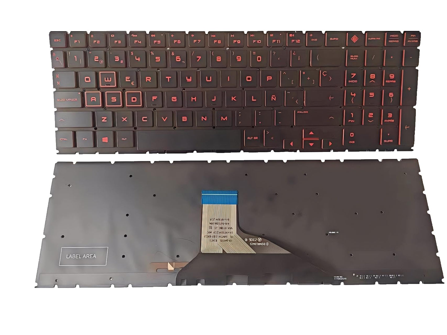 Laptop Replacement Latin Spanish Layout Keyboard for HP Omen 15-DC 15-DC1018ca 15-DC1085NR 15-DC0010CA 15-DC0010NR 15-DC0020CA 15-DH 15-DH002NR