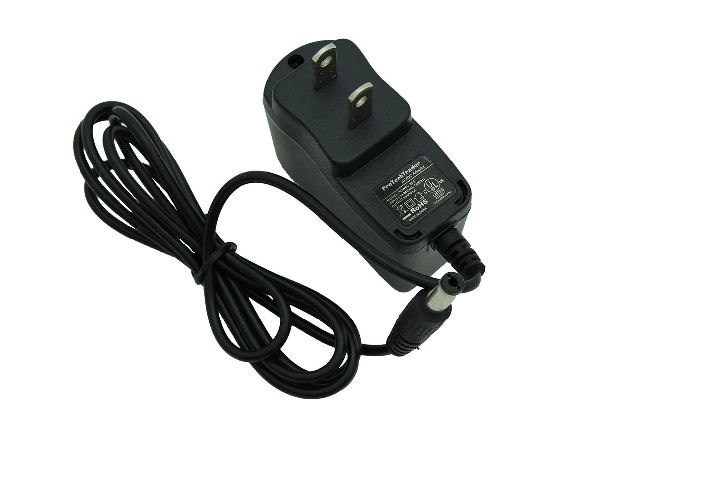 9V AC/DC Power Supply Adapter 500ma (0.5 amps) 5.5 mm*2.1 mm Tip (5.5mm OD X 2.1mm ID) - AC to DC Electric Transformer Inverter for 9-Volt DC…