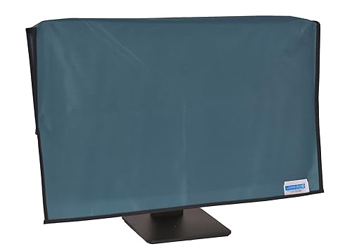 Comp Bind Technology Dust Cover for Dell 23'' LED HD Monitor, Petroleum Blue Dust Cover Dimensions 22''W x 2.25''D x 13.5''H