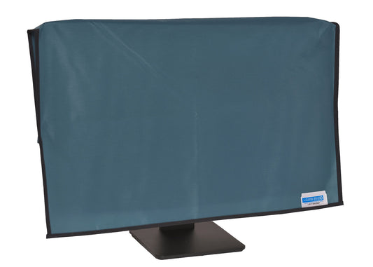 Comp Bind Technology Dust Cover for Dell 23'' LED HD Monitor, Petroleum Blue Dust Cover Dimensions 22''W x 2.25''D x 13.5''H