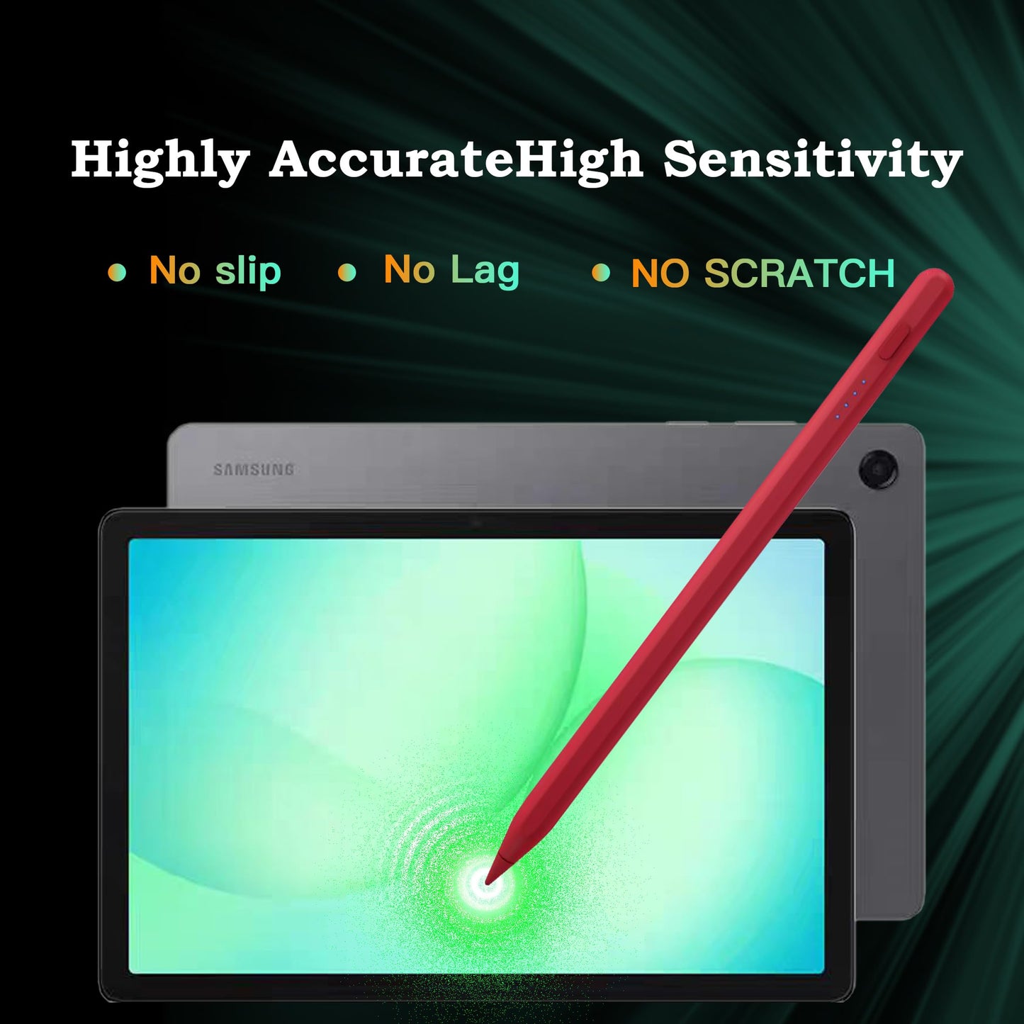 Stylus Pen for Samsung Galaxy Tab A11+/A11 Android S Pen Compatible with Galaxy Table A9+/A9 8.7/11 inches Table Fast Charging, Magnetic adsorption
