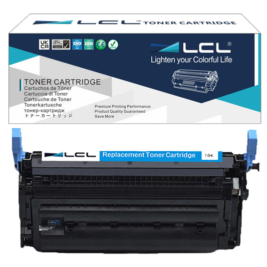 LCL Remanufactured Toner Cartridge Replacement for HP 643A Q5951A for HP Color LaserJet 4700 4700n 4700dn 4700dtn 4700PH+ 4710 Printer (1-Pack Cyan)