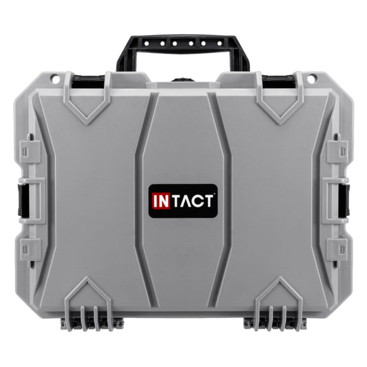 Eylar 18" Intact Series Hard Camera Case, Lightweight and Durable Stacker Design with Foam (Gray)