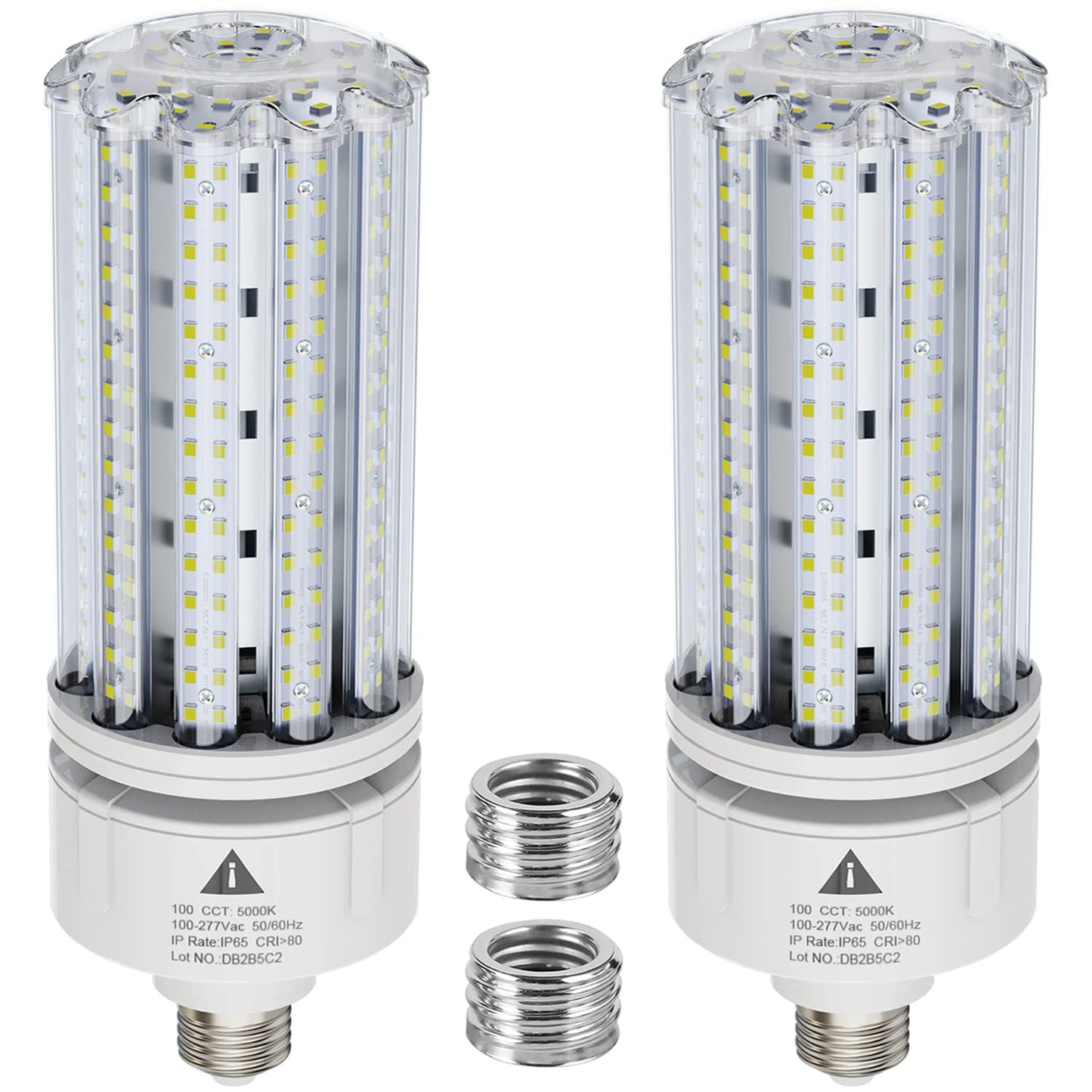 ZP LED Corn Light Bulb 100W Super Bright 15000lm 5000k E26 /E39 Led Corn Bulb, 1000W Equivalent CFL Metal Halogen HID Led Bulb for Outdoor Indoor Area