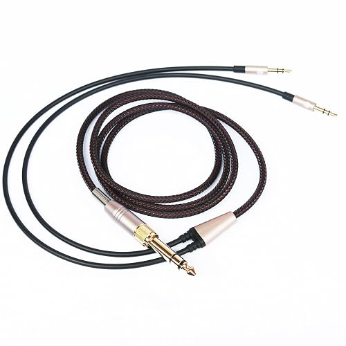 NEW NEOMUSICIA Replacement Audio Upgrade Cable Compatible with Hifiman Sundara, Ananda, Arya, HE400SE, Edition XS, HE4XX Headphones 3.5mm/6.35mm