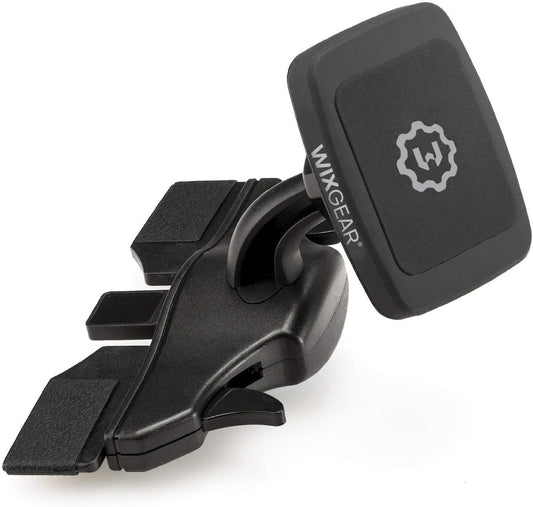 WixGear Cd Mount, CD Slot Magnetic Car Mount Holder for Cell Phones and mini Tablets with Fast Swift snap Technology, [Only Fits CD Player Slots