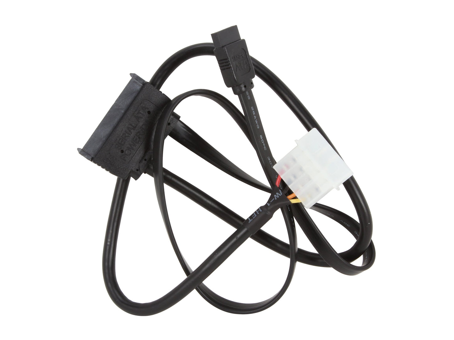 Nippon Labs SATA-Combo-1.5BK 18-Inches Sata Date and Power Combo Cable, Black