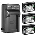 Kastar 3-Pack BP-709 Battery and AC Wall Charger Replacement for Canon VIXIA HF R300 HFR300, VIXIA HF R400 HFR400, VIXIA HF R500 HFR500, VIXIA HF R600