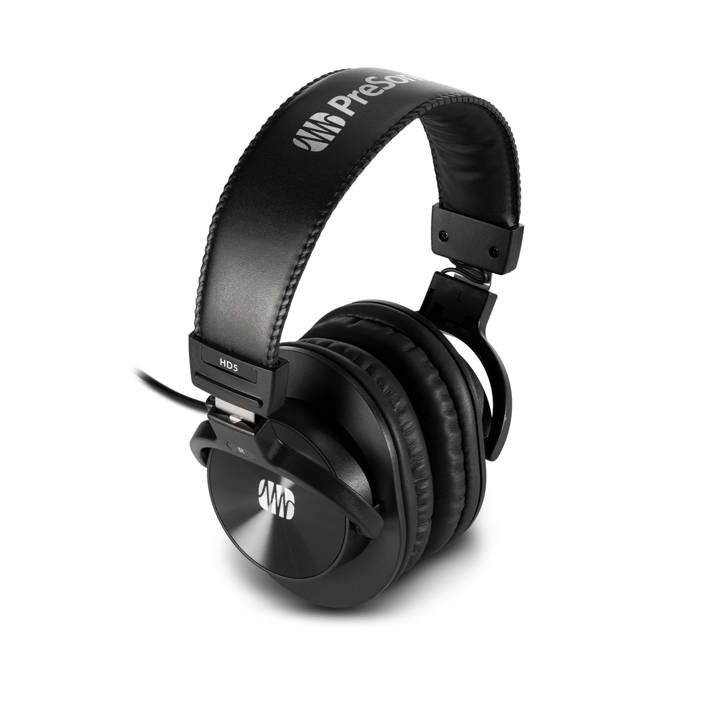 PreSonus HD5 Professional Monitoring Headphones -Wired, Closed-Back, Over-Ear Studio Recording Headphones for Professional Mixing and Monitoring