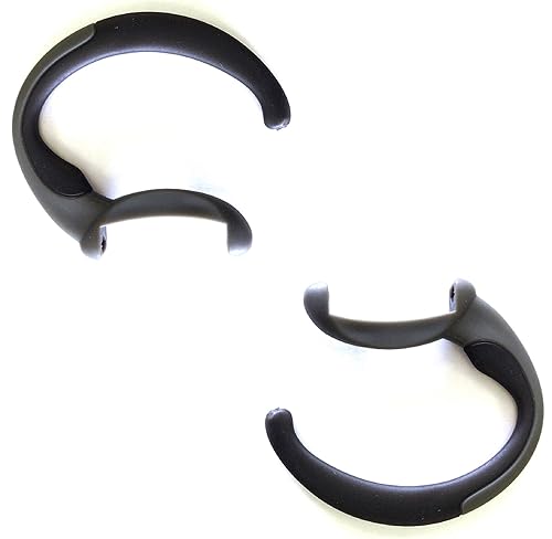 2 New Grey Earhooks Compatible with Motorola HS850 and HS810 Only Wireless Headset HS-850 HS-810 Ear Hook Loop Clip Earhook Hooks Loops Clips Earloop…