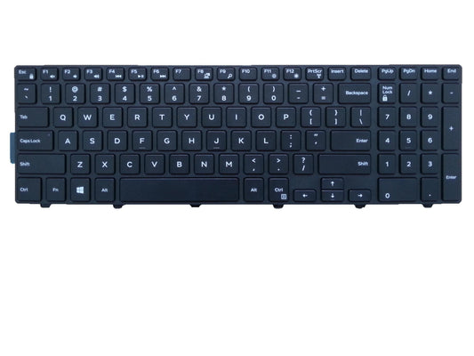 New US Layout with Frame Non-Backlit Laptop Keyboard for Dell Inspiron 15 (3541) 15 (3542); Fit P/N JYP58 0JYP58 CN-0JYP58 NSK-LR0SW 1D 490.00H07.0D1D