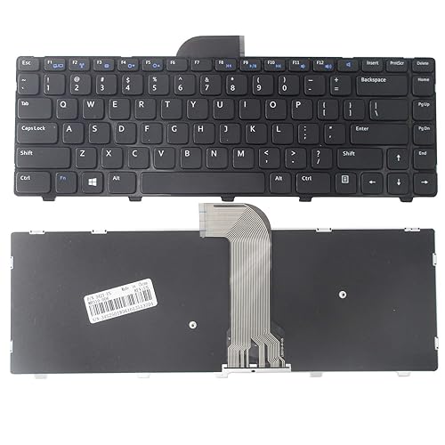 SUNMALL Keyboard Replacement Compatible with Dell Inspiron 14R 2158 3421 3437 5421 5437 15Z-5523 M431R,Vostro 2421, Latitude 3440 Series Laptop Black