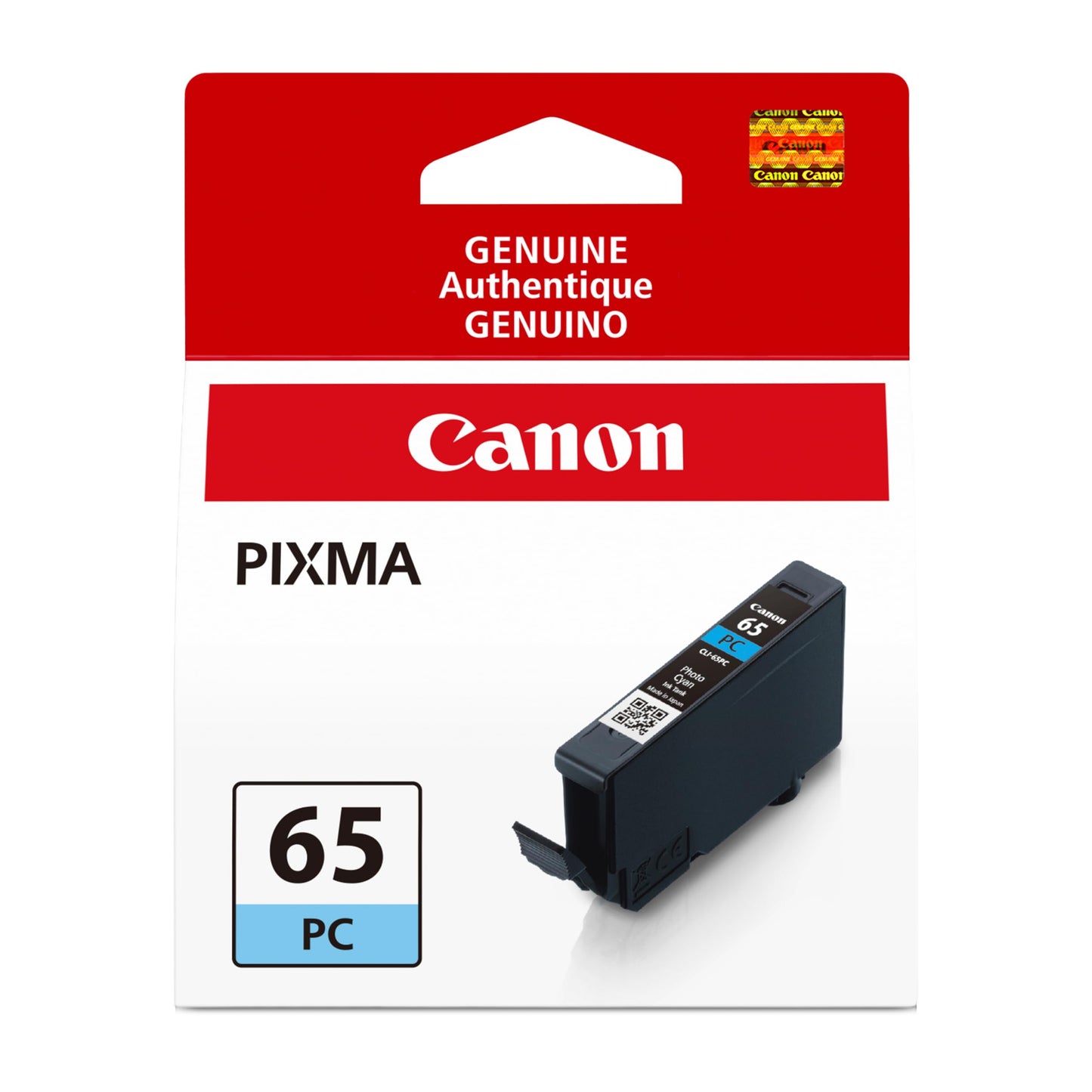 Canon CLI-65 Genuine Photo Cyan Ink Tank, Compatible with PIXMA PRO-200, and PIXMA PRO-200S Printers
