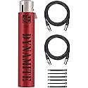 sE Electronics DM1 Dynamite Active In-line Microphone Preamp with 28dB Gain Bundle with 2 20-FT XLR Microphone Cables and 7-Pack Cable Ties