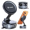 VICSEED Ultimate for Magsafe Car Mount [98+LBS Strongest Suction] 360° Vacuum Magnetic Phone Holders for Your Car Metal Arm Foldable Cellphone Mount
