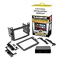 Scosche GM2500B Double DIN or Single DIN with Pocket Radio Installation Dash Kit Compatible with Select 2004-2021 GM Vehicles - Car Stereo Install Kit
