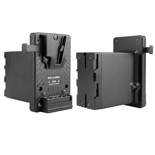 kocackoo Fully decoded V-Mount Battery to BP-U Series Battery Conversion Adapter Plate for Sony ILME-FX6/FX6VK?PXW-Z190/FS5/Z280/Z190 Camcorders, etc.