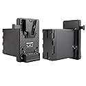 kocackoo Fully decoded V-Mount Battery to BP-U Series Battery Conversion Adapter Plate for Sony ILME-FX6/FX6VK?PXW-Z190/FS5/Z280/Z190 Camcorders, etc.